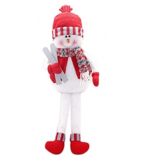 Кукла снеговик весельчак 505 см красн Новогодняя сказка 972410...