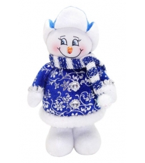 Кукла снеговик 20 см син Новогодняя сказка 972419...