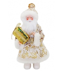 Кукла дед мороз 20 см под елку золото Новогодняя сказка 972432...