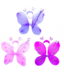 Набор бабочки приставные крылья 47х41 см Новогодняя сказка 972593