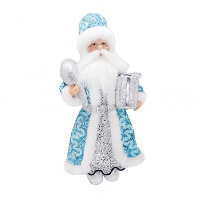 Кукла дед мороз 28 см гол Новогодняя сказка 973027