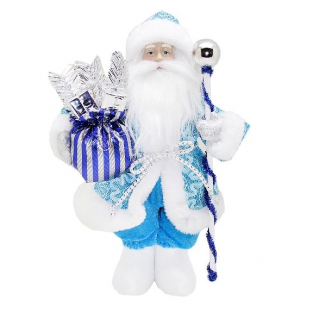 Кукла дед мороз 28 см гол Новогодняя сказка 973028