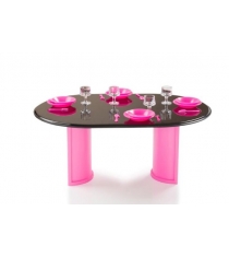 Стол с аксессуарами розовый Огонек с-1390