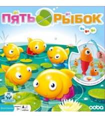 Игра настольная 5 маленьких рыбок Ooba NPD1807B