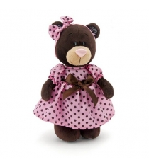 Мягкая игрушка медведица милк в летнем платье стоячая 30 см Orange М011/30...