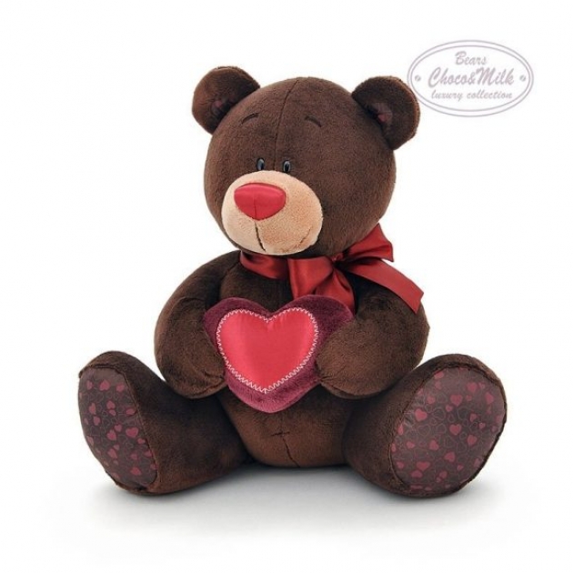 Медведь choco с музыкальным механизмом 21, в коробке см Оранж C3081/21
