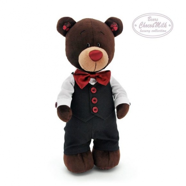 Медведь choco жених 35 см Оранж С5042/35