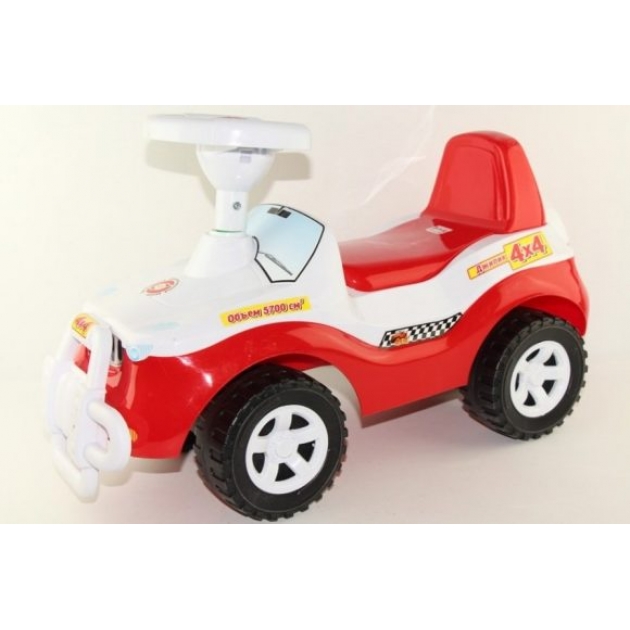 Машина каталка джипик красно белая Orion toys 105_кр/б