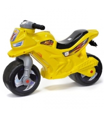 Мотоцикл каталка 2 х колесный желтый Orion toys OP501Ж