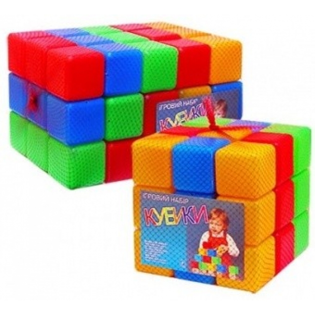 Набор кубиков цветные Orion toys M09064