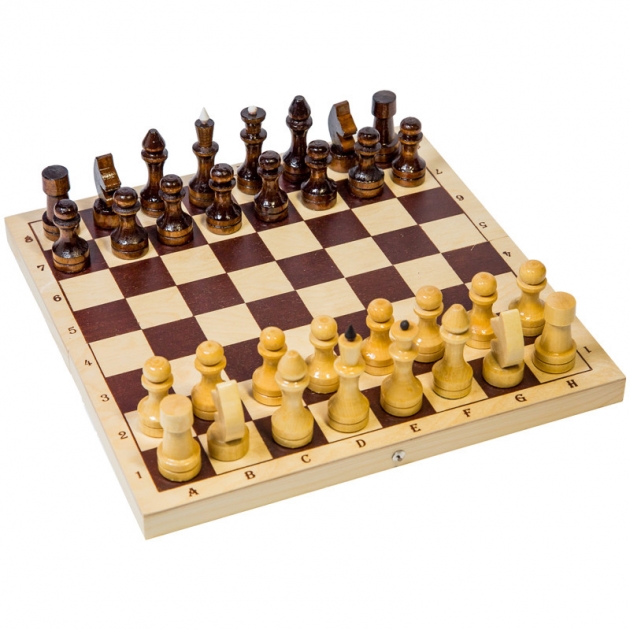 Шахматы обиходные деревянные с доской Орловские шахматы Р-1