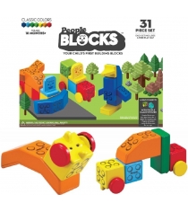 Строительные кубики people block 31 деталь People PB320