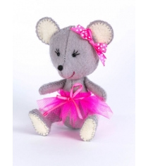 Текстильная игрушка мышка Перловка пфд-1052