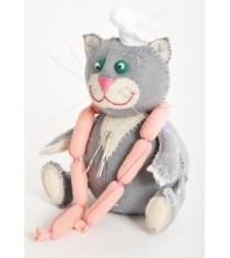 Текстильная игрушка кот обжора Перловка пфзд-1004