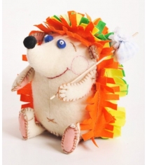 Текстильная игрушка счастливый ёжик Перловка пфзд-1005