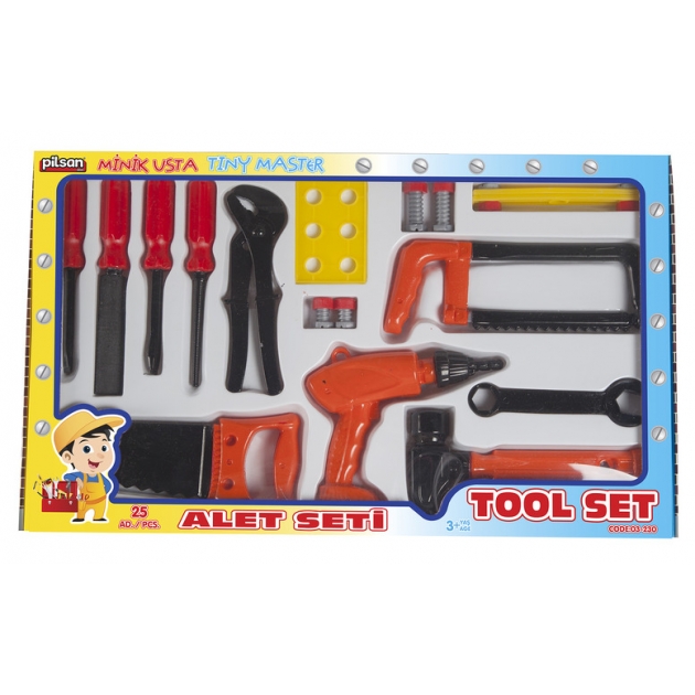 Набор строителя tool set Pilsan 03-230