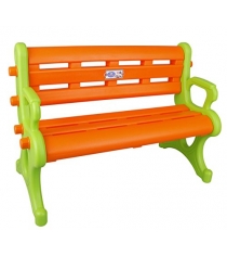 Скамейка детская child bench зеленый оранжевый Pilsan 06-143