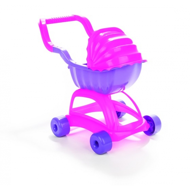 Коляска для кукол candy stroller розово сиреневая Pilsan 07-603