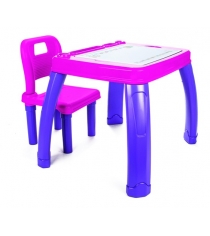 Комплект детской мебели стол и стул розовый сиреневый Pilsan 03-402...