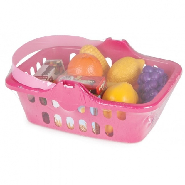 Корзина с фруктами fruit basket розовая Pilsan 06-001