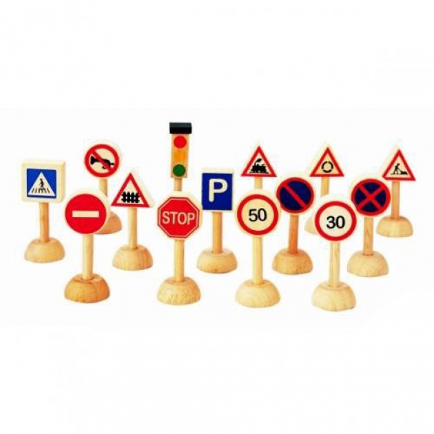 Набор дорожные знаки Plan Toys 6203