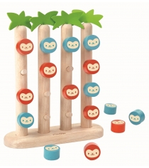 Настольная игра четыре обезьянки в ряд Plan Toys 4612