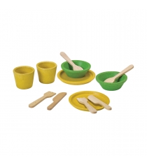 Набор деревянной посуды Plan Toys 12 предметов 3605