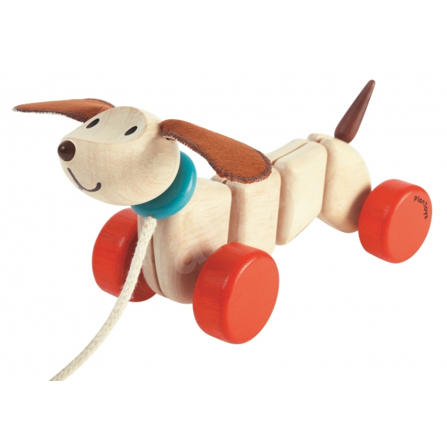 Деревянная игрушка каталка Plan Toys Счастливый Пес 5101