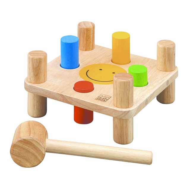 Деревянная игрушка Plan Toys Забивалка с молоточком 5126