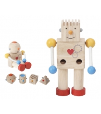 Деревянный конструктор Plan Toys Робот 5183