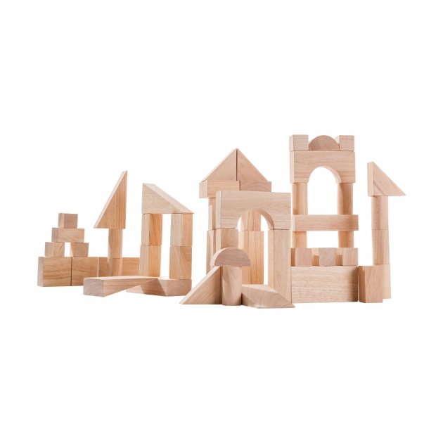 Деревянный конструктор Plan Toys Большой дом 50 деталей 5502