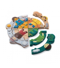 Деревянный пазл Plan Toys для малышей Времена года 12 деталей 5666