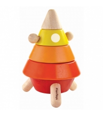 Пирамидка Plan Toys Ракета 17 см 5708