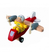 Игровой набор Plan Toys Самолетик с пилотом 6046