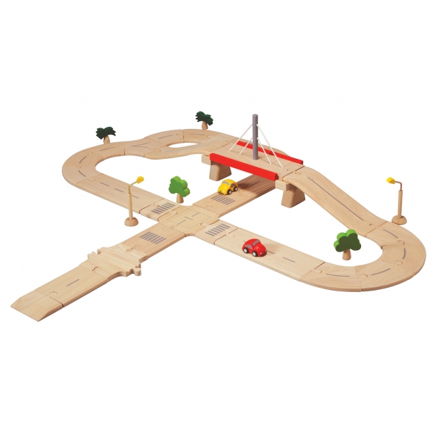 Деревянная дорога Plan Toys Road System Deluxe 6078