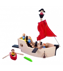 Деревянная игрушка Plan Toys Пиратский корабль 6105...