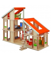 Кукольный домик Plan Toys Шале с мебелью 7141