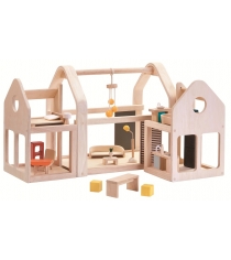 Кукольный домик с мебелью Plan Toys 7611