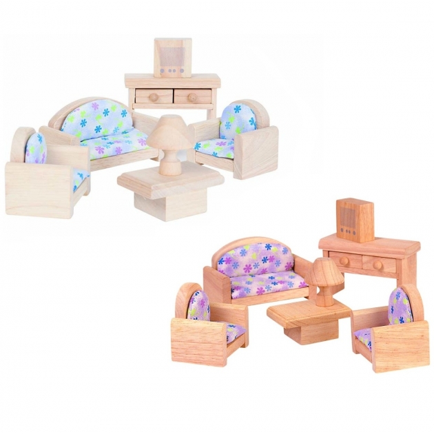 Набор деревянной мебели Plan Toys для кукол Классическая Гостиная 9015