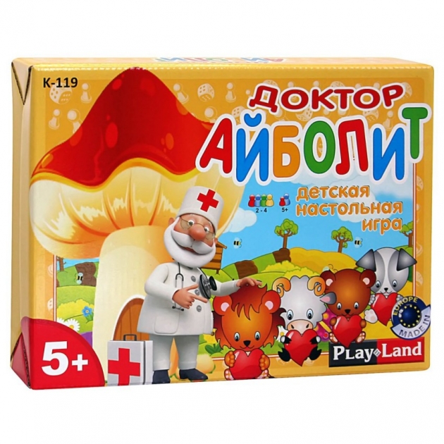 Настольная игра доктор айболит Play Land К-119