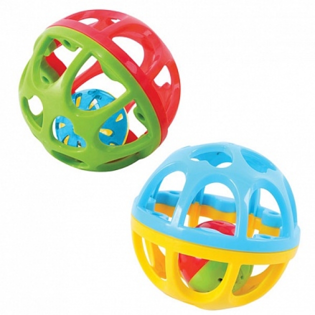 Развивающая игрушка PlayGo Мяч погремушка 10 см Play 1515