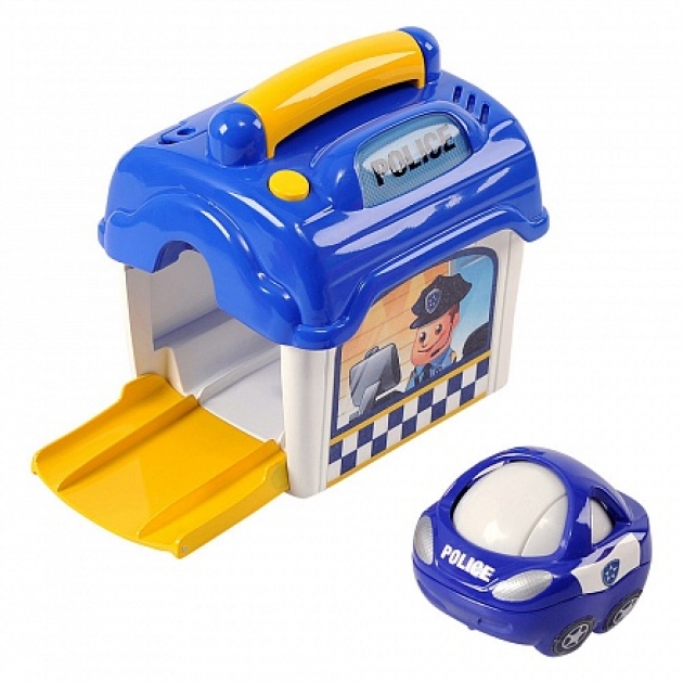 Игровой набор PlayGo Полицейский участок с машинкой Play 2002