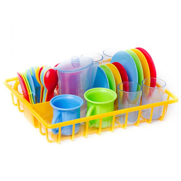 Игровой набор Playgo сушка с посудой 30 предметов Play 3118