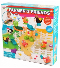 Набор PlayGo с пластилином Фермер и друзья Play 8654...