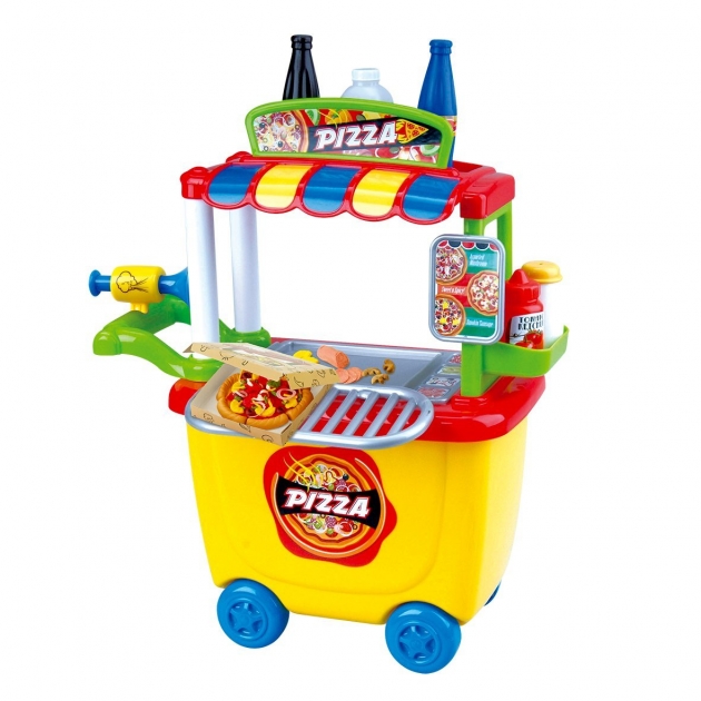 Набор с пластилином тележка пиццерия PlayGo Play 8874
