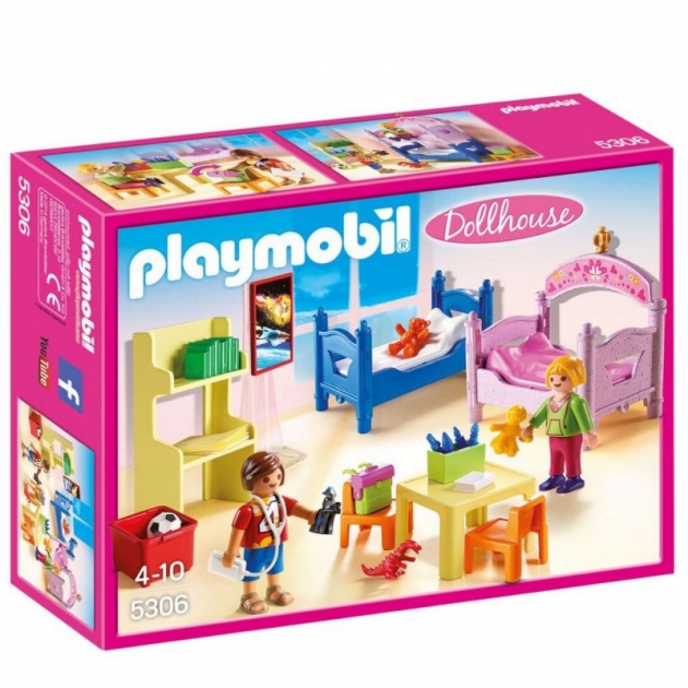 Кукольный дом детская комната для 2 х детей Playmobil 5306pm