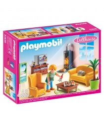 Кукольный дом гостиная с камином Playmobil 5308pm