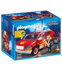 Пожарная машина командира со светом и звуком Playmobil 5364pm...