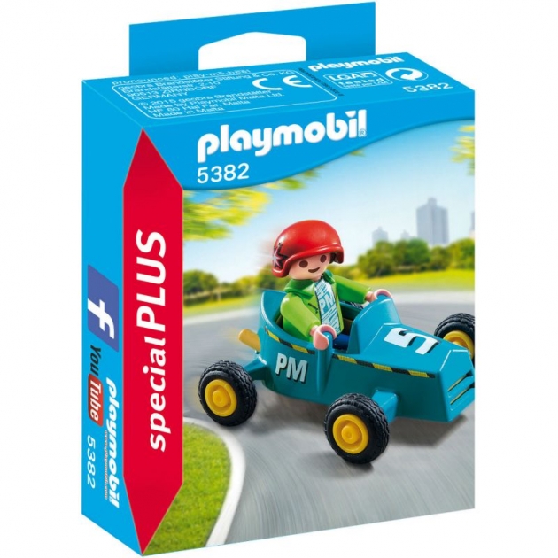 Экстра набор мальчик с картом Playmobil 5382pm
