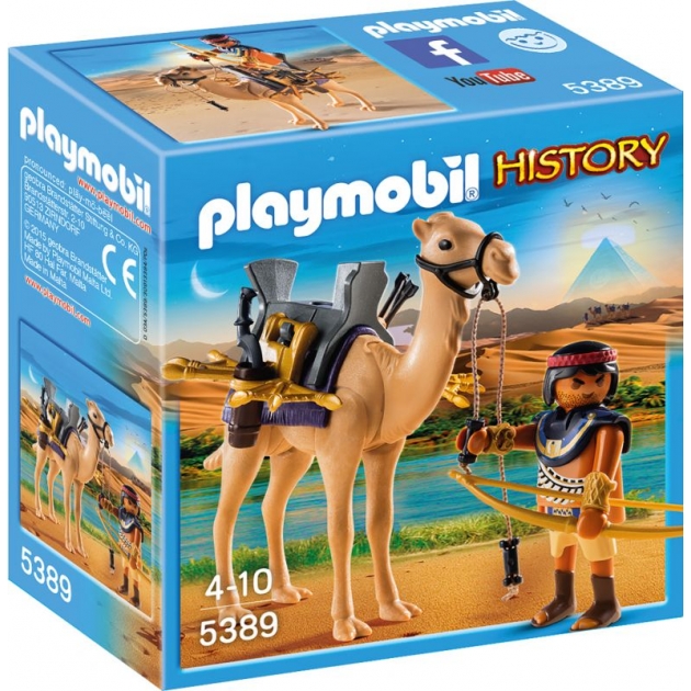 Римляне и египтяне египетский воин с верблюдом Playmobil 5389pm